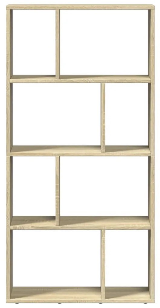 sonoma tölgy színű szerelt fa könyvespolc 60 x 20 x 120 cm