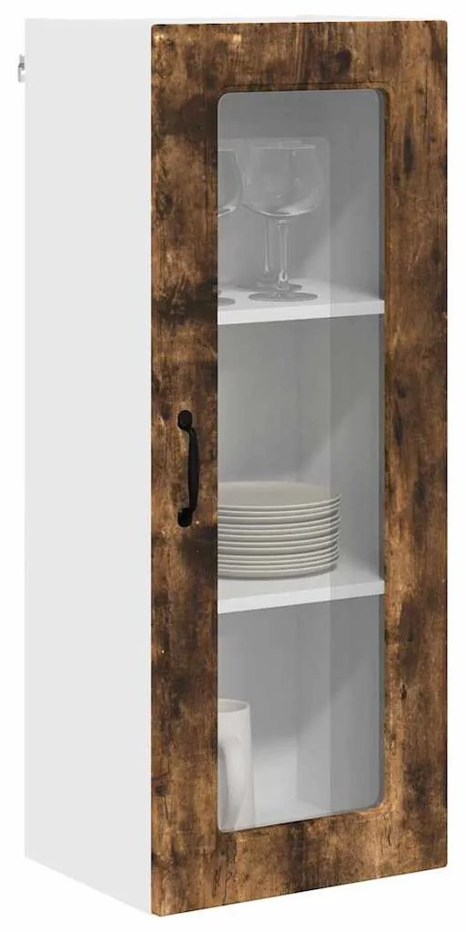 Fali konyhaszekrény Füstölt tölgy 40 x 31 x 100 cm Faanyag