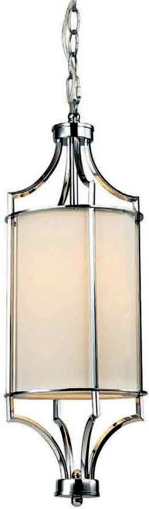 ORLOR80551 LUNGA Ernyős Függesztett Lámpa Fehér, Króm E27 IP20