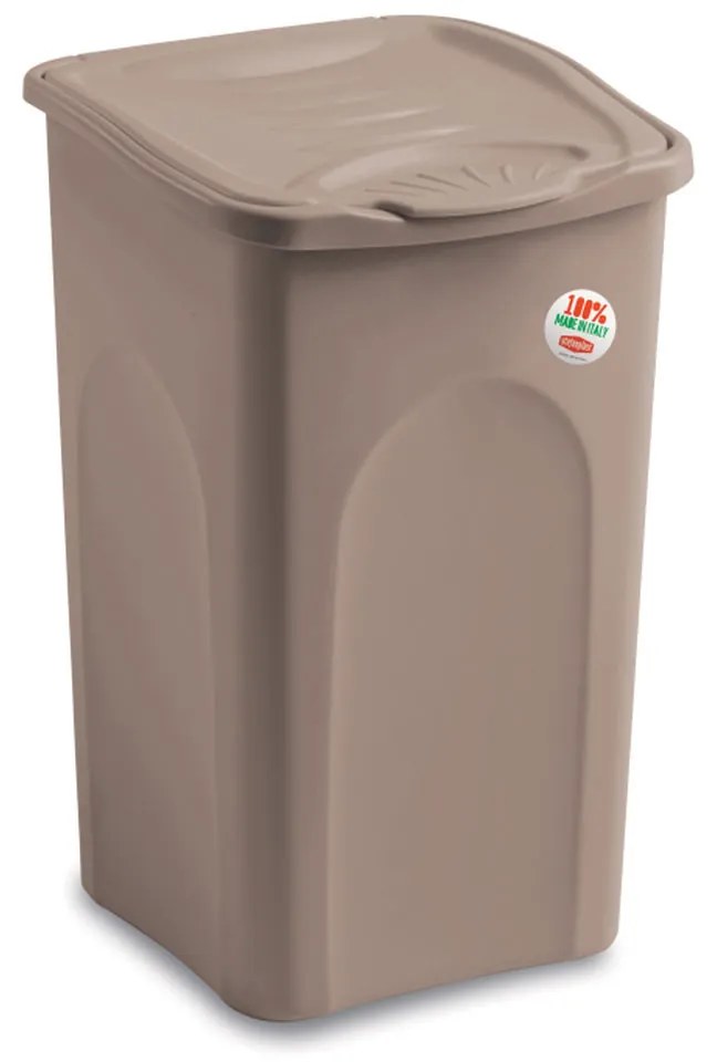 STEFANPLAST Primavera szennyeskosár 38 L, világosszürke