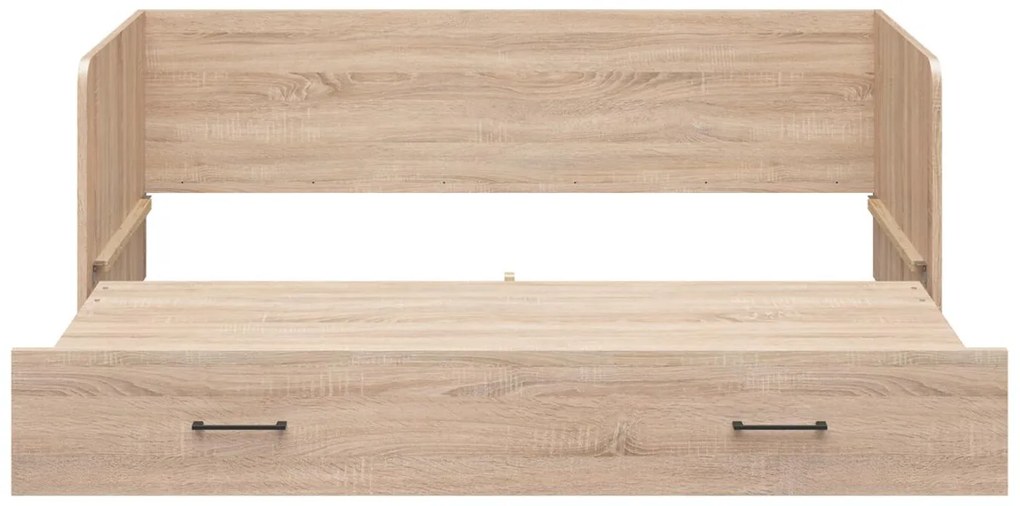 Egyszemélyes széthúzható ágy 80 cm Tetrix 13 (szonoma tölgy) (tárolóhellyel). 1098495