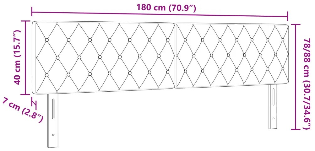 LED fejvég kristálygombos tűzéssel sötétkék 90 cm bársony