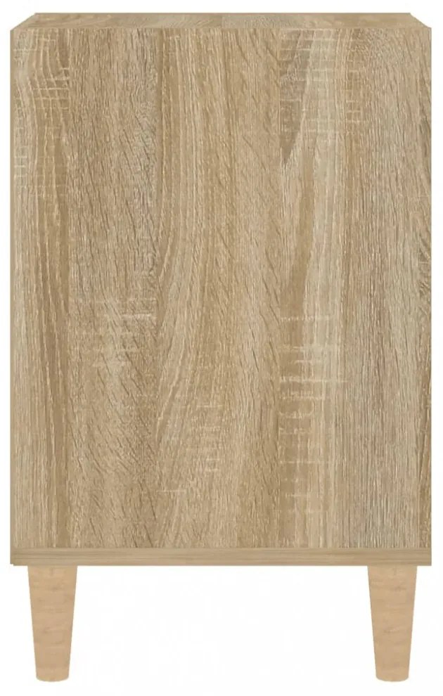 sonoma tölgyszínű szerelt fa TV-szekrény 100x35x55 cm