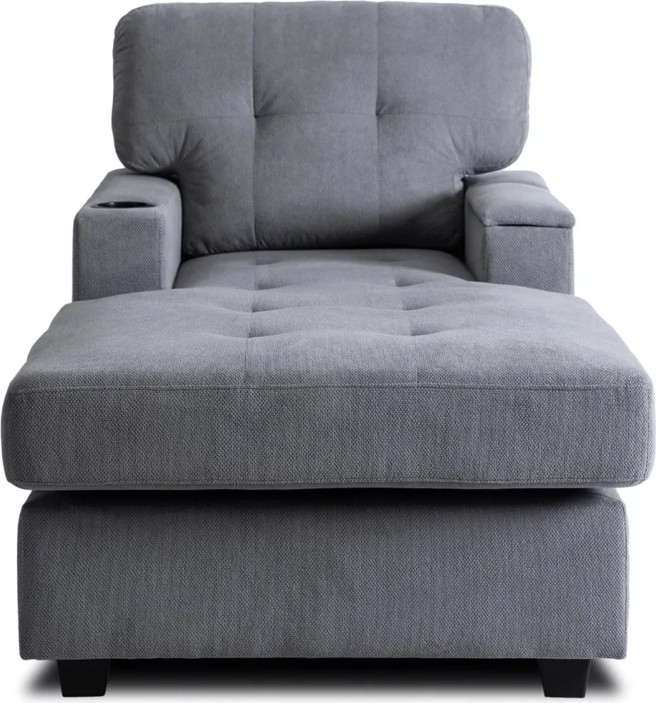 Pihenőfotel szürke színben NEO