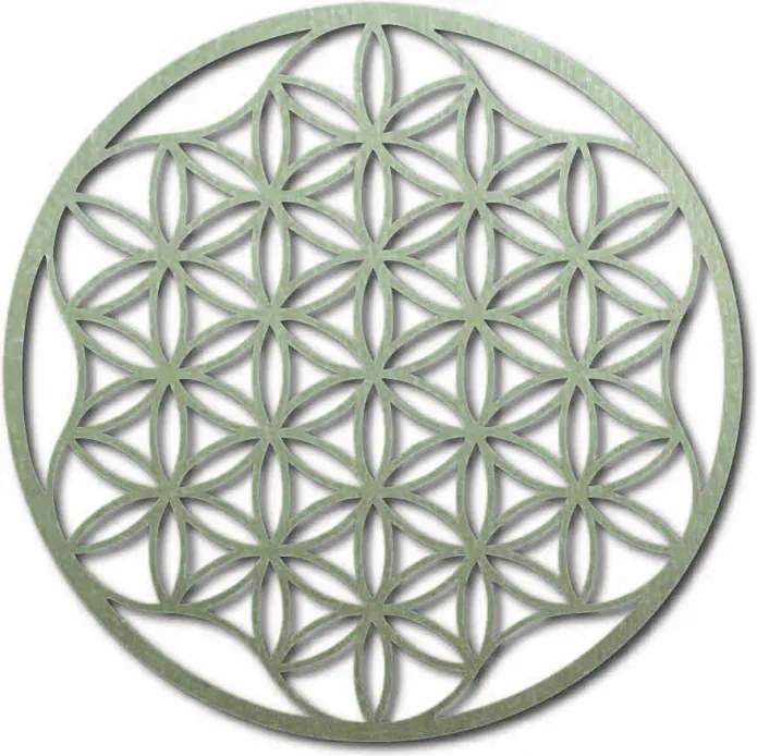 Mandala festmény a falon rétegelt lemezből, maximum 120 cm-ig