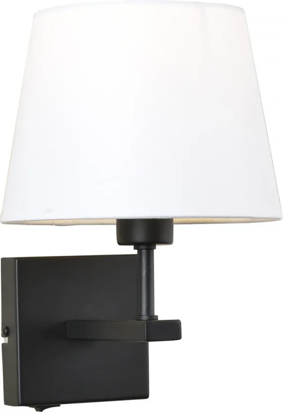 Fali Lámpa Fekete Norte ITALUX-WL-1122-1-A-BM-RO-WH