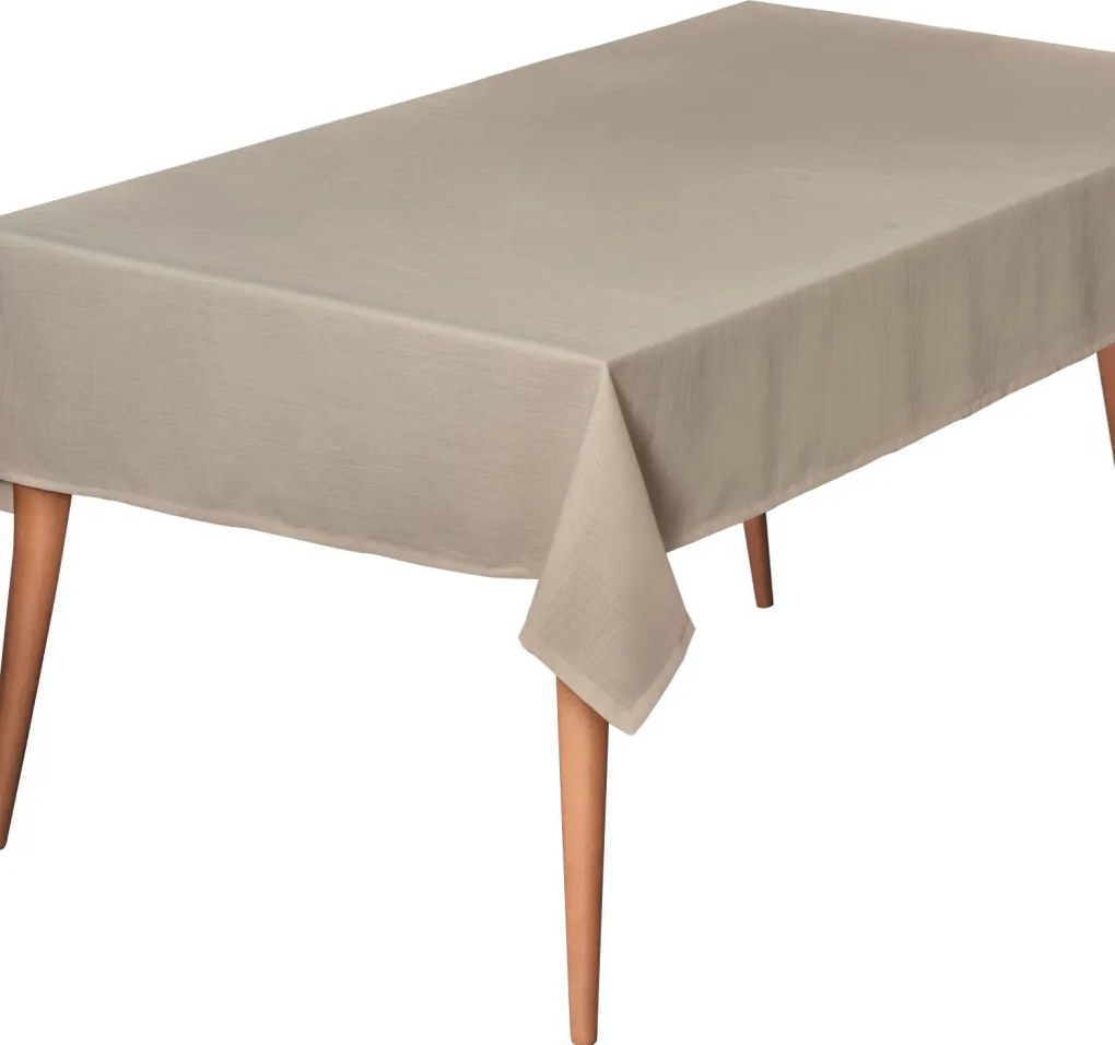 Plain 160 asztalterítő 155 × 160 cm, bézs