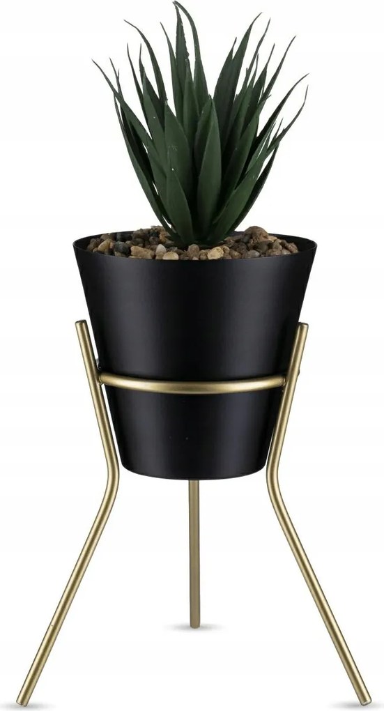 Modern állvány Arany Növényvirágágyás fém 20 cm Loft