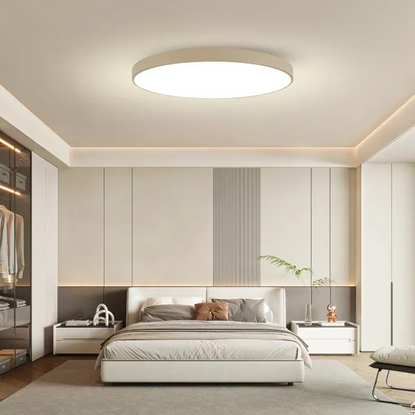 Brilagi-LED Mennyezeti lámpatest POOL LED/180W/230V 3000/4500/6000K, átm. 120 cm, bézs