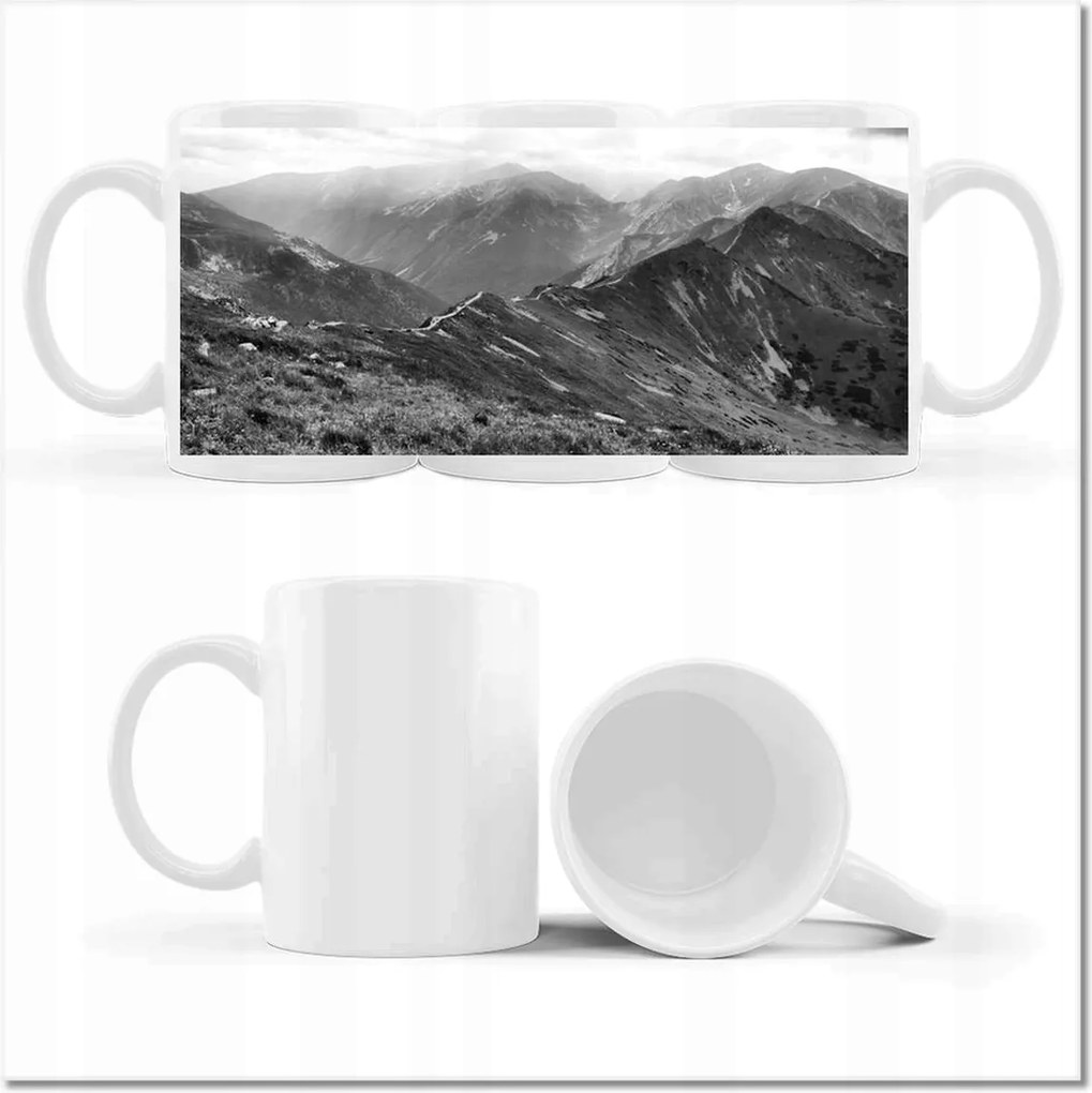 Fotó bögre Tátra Lengyel hegyek Kilátás