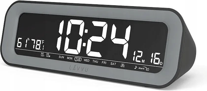 Ébresztőóra Rádióval Fm Hőmérő Higrométer Riasztások