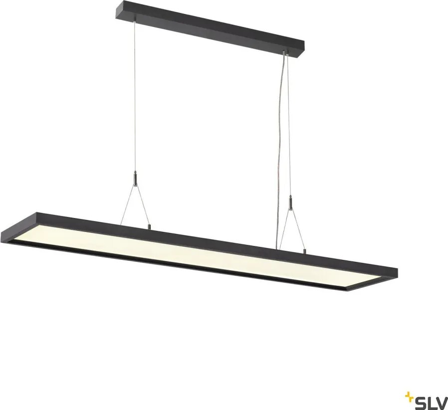 SLV 1005395 WORKLIGHT Modern Led Függesztett Lámpa Fekete LED IP20