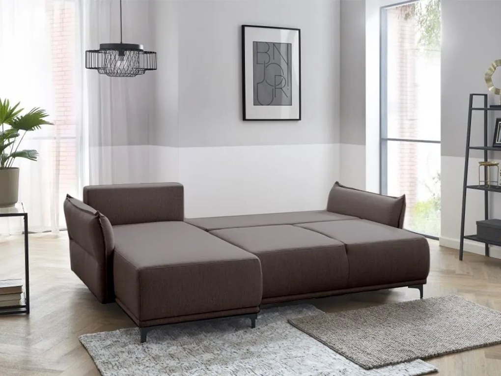 SORRENTO barna sarokkanapé Kanapé változat: Bal sarok