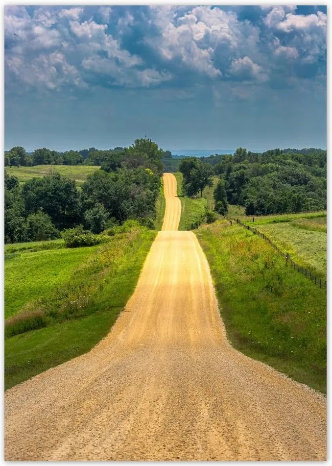 Poszterek A5 Pion Út Rét Mező Erdő
