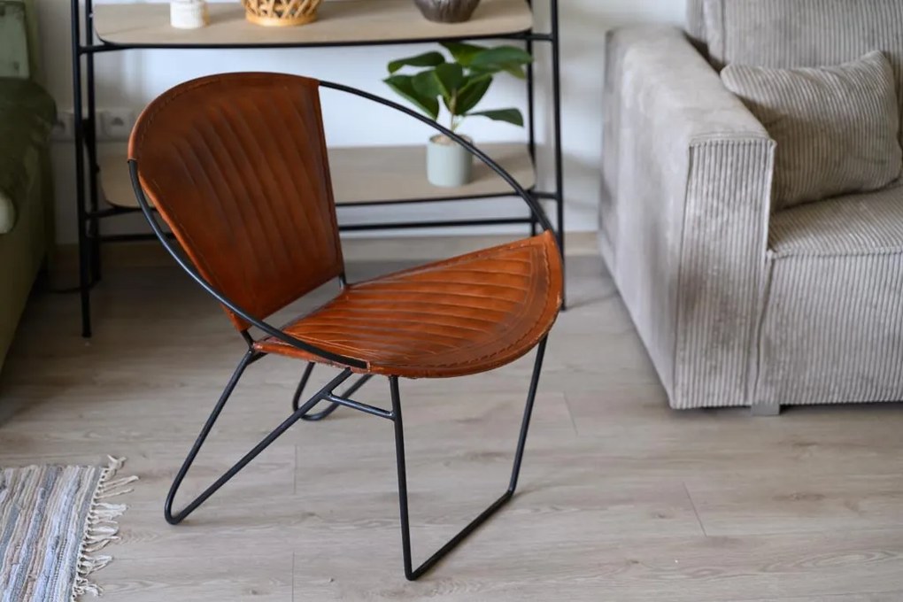 AKCIÓ Design fotel PANCHO barna II. osztály