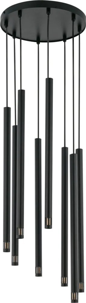 SIGMA LIGHTING 33231 SOPEL Hengeres Függesztett Lámpa Fekete G9 IP20