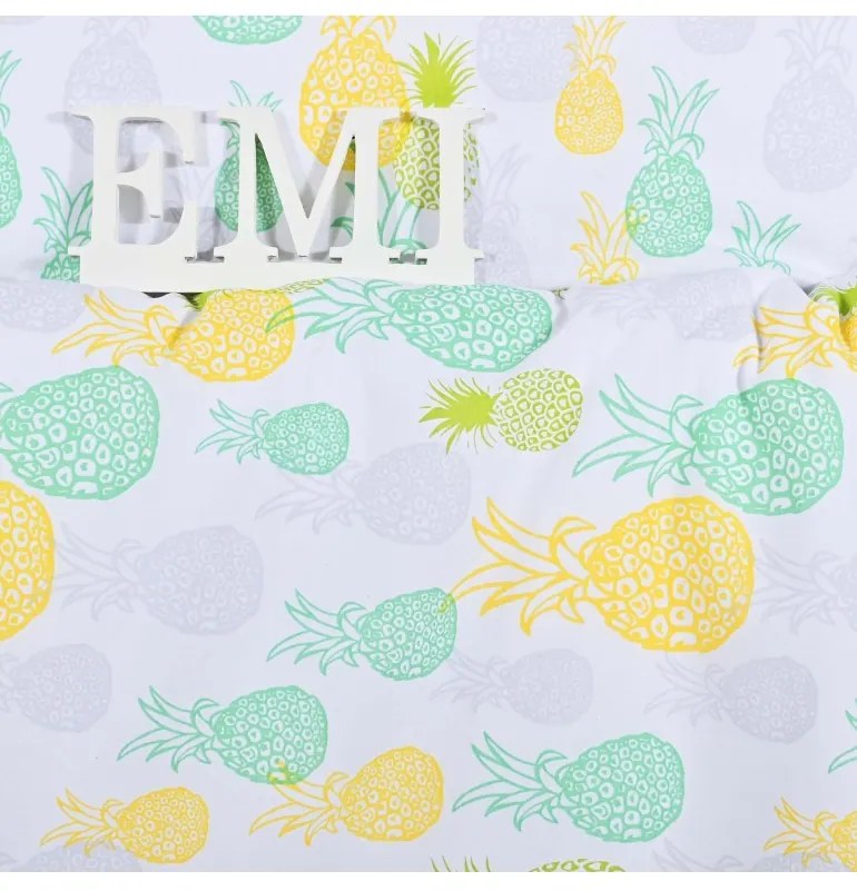 EMI Ananas gyermek ágyneműhuzat, Gyerekgarnitúra 90x130 + 45x65