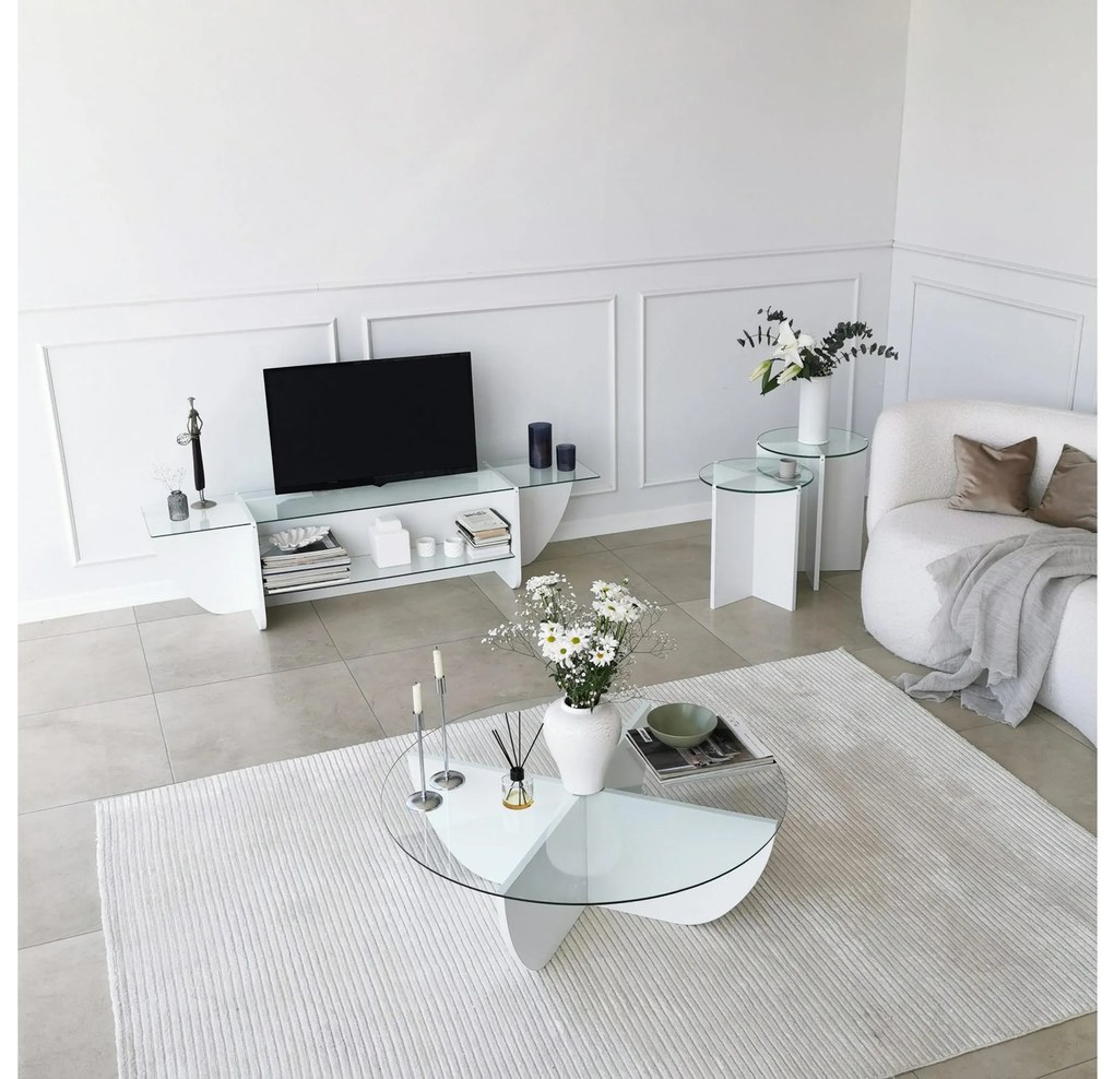 TV asztal Dukoki (fehér) . 1095494