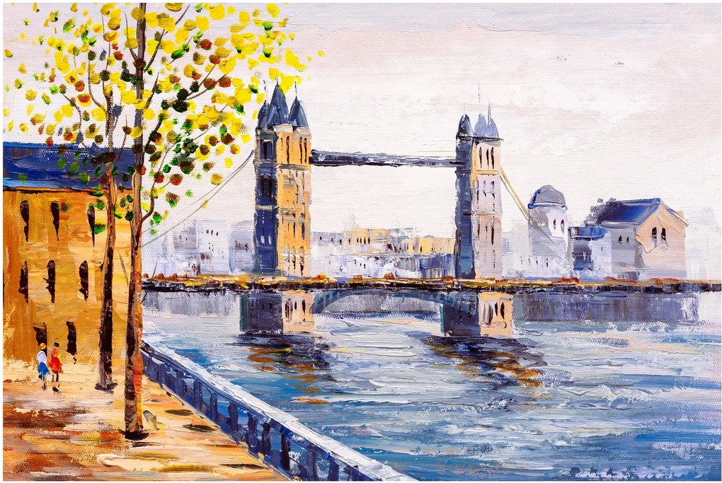 Kép - A város festménye (90x60 cm)