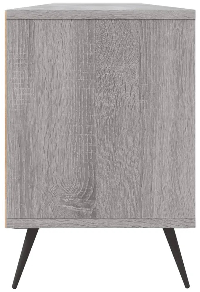 szürke sonoma színű szerelt fa TV-szekrény 150x30x44,5 cm