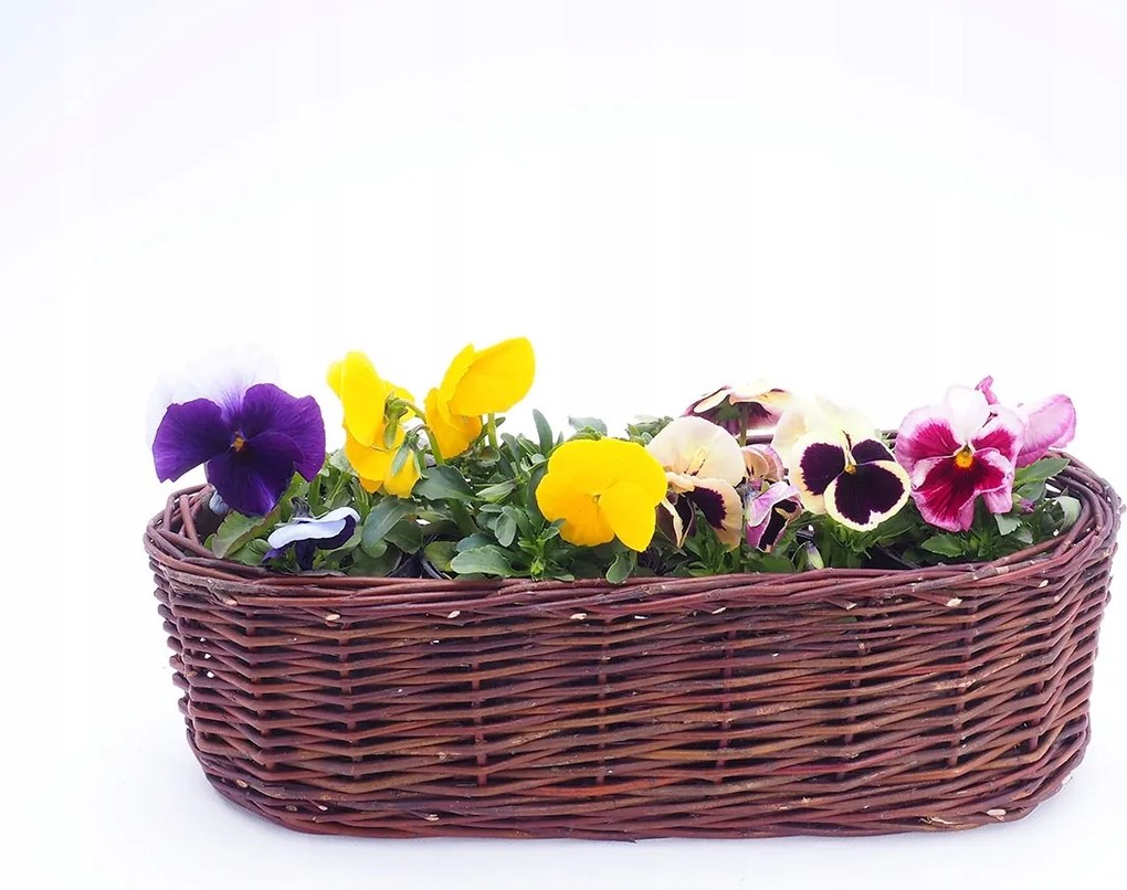 Kerti virágtartó ovális 40 cm