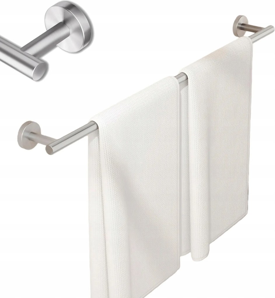 Törölközőtartó Rúd Fali Tartó 60 cm Rúd Akasztó