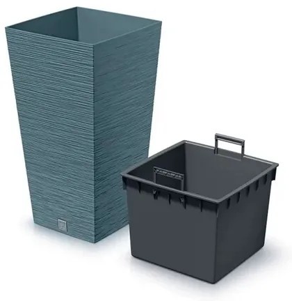 FURU SQUARE virágtartó 29,5 cm, szürke, 29,5 cm