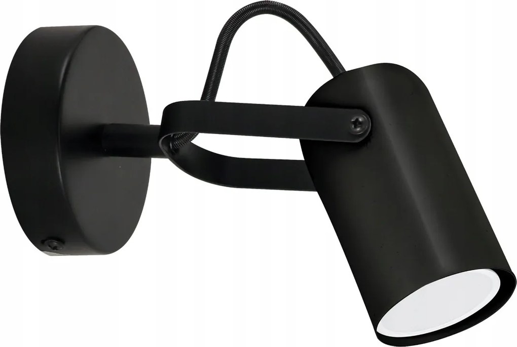 Fali lámpatest-fali mennyezeti-fekete GU10 Lofta Ideus-struhm