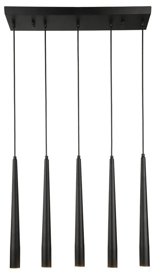 Fekete függőlámpa Agusta – Squid Lighting