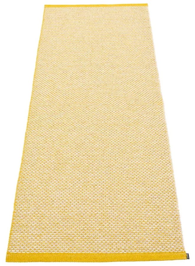 Mustársárga kültéri-beltéri futószőnyeg 70x200 cm Effi Mustard – Pappelina