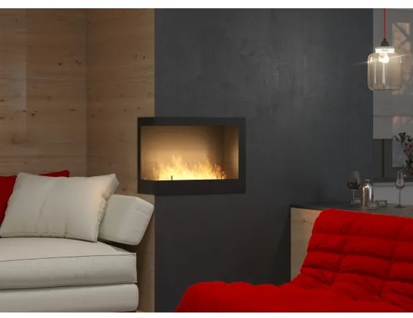 InFire - Sarok BIO kandalló 45x60 cm 3kW fekete