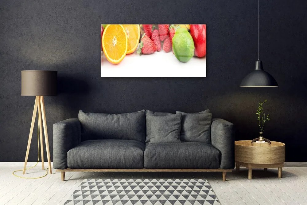 Üvegkép gyümölcs konyha 125x50 cm