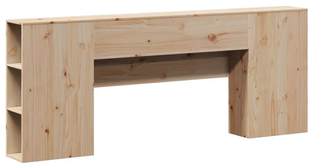 tömör fenyőfa fejtámla tárolóval 180 cm