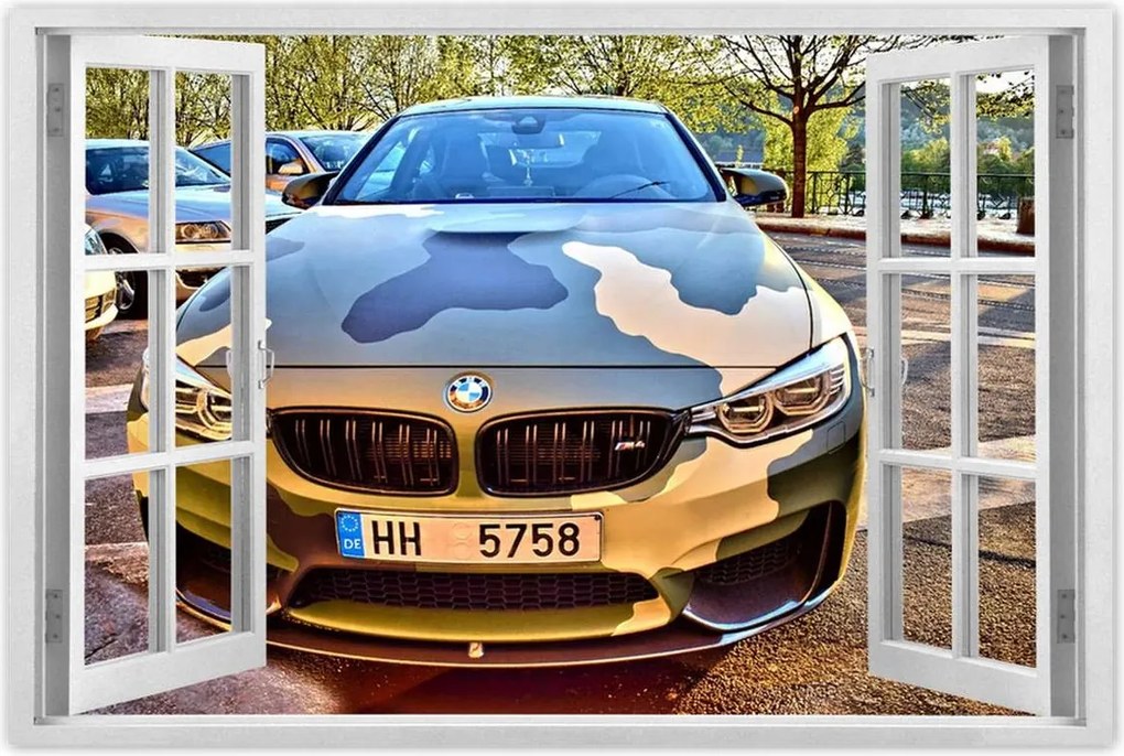 Poszter 60x40 Tengerkék Bmw M4