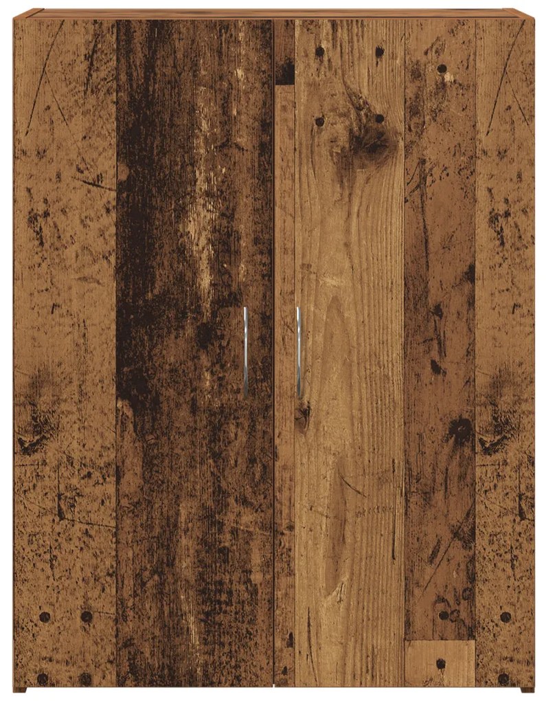 Irodai Szekrény Régi Fa 60 x 32 x 77.5 cm - Mérnöki Fa