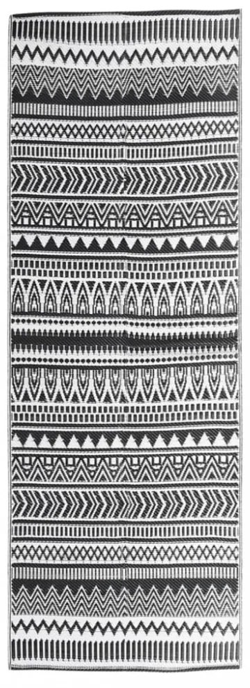 kültéri szőnyeg ARAKIL fekete 80x250 cm PP
