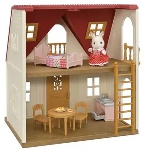 Sylvanian Families Basic ház piros tetővel új