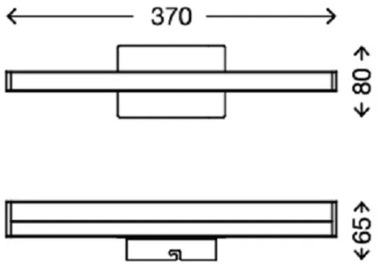Briloner 2206-018 - SPLASH LED fürdőszobai tükörvilágítás 6W IP23