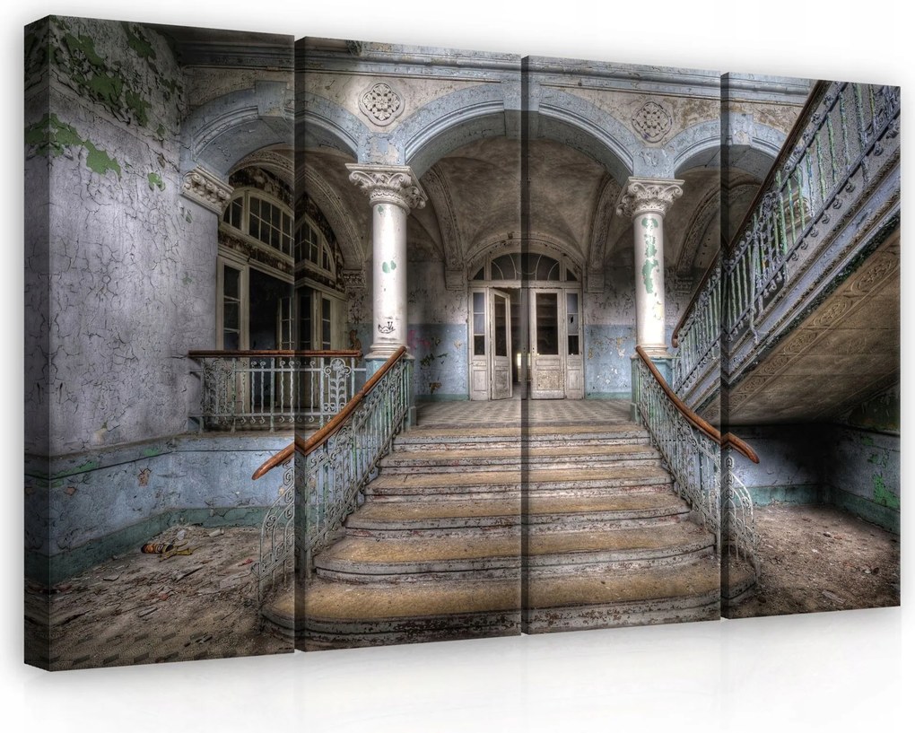 Vászonkép 120x80 Elhagyatott birtok ősz elfeledett hely urban decay