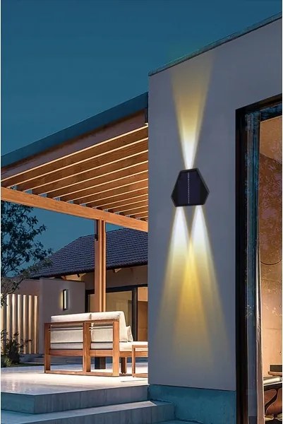 Immax 08488L - LED napelemes fali lámpa szenzorral LED/2W/5V IP54