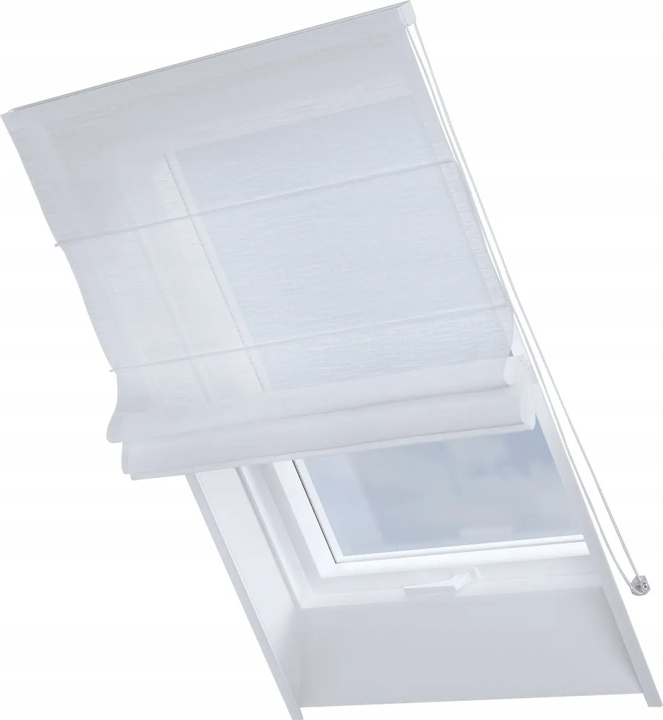 Kész redőny Rimini tetőtéri ablakra 50x60cm fehér