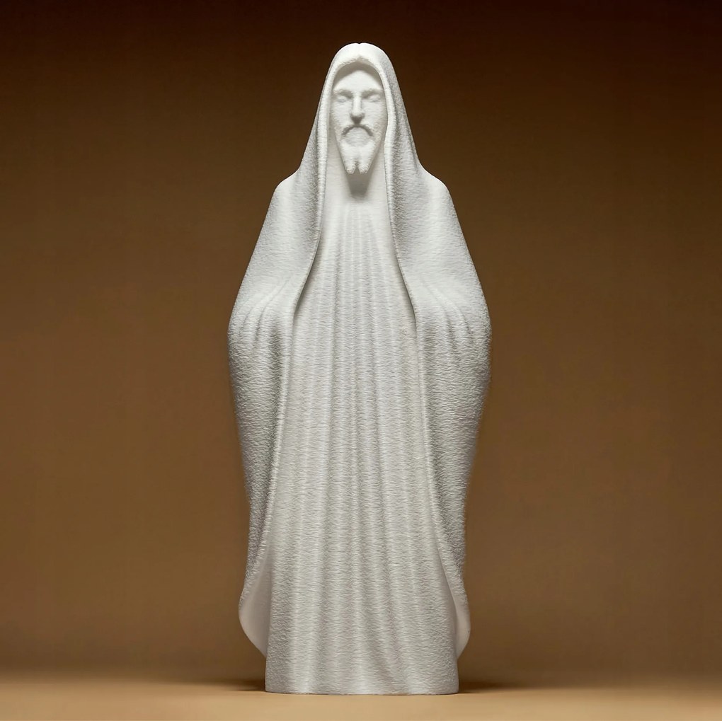 Jézus Krisztus Modern Szobor Figura Dekoráció 3D nyomtatás 20cm