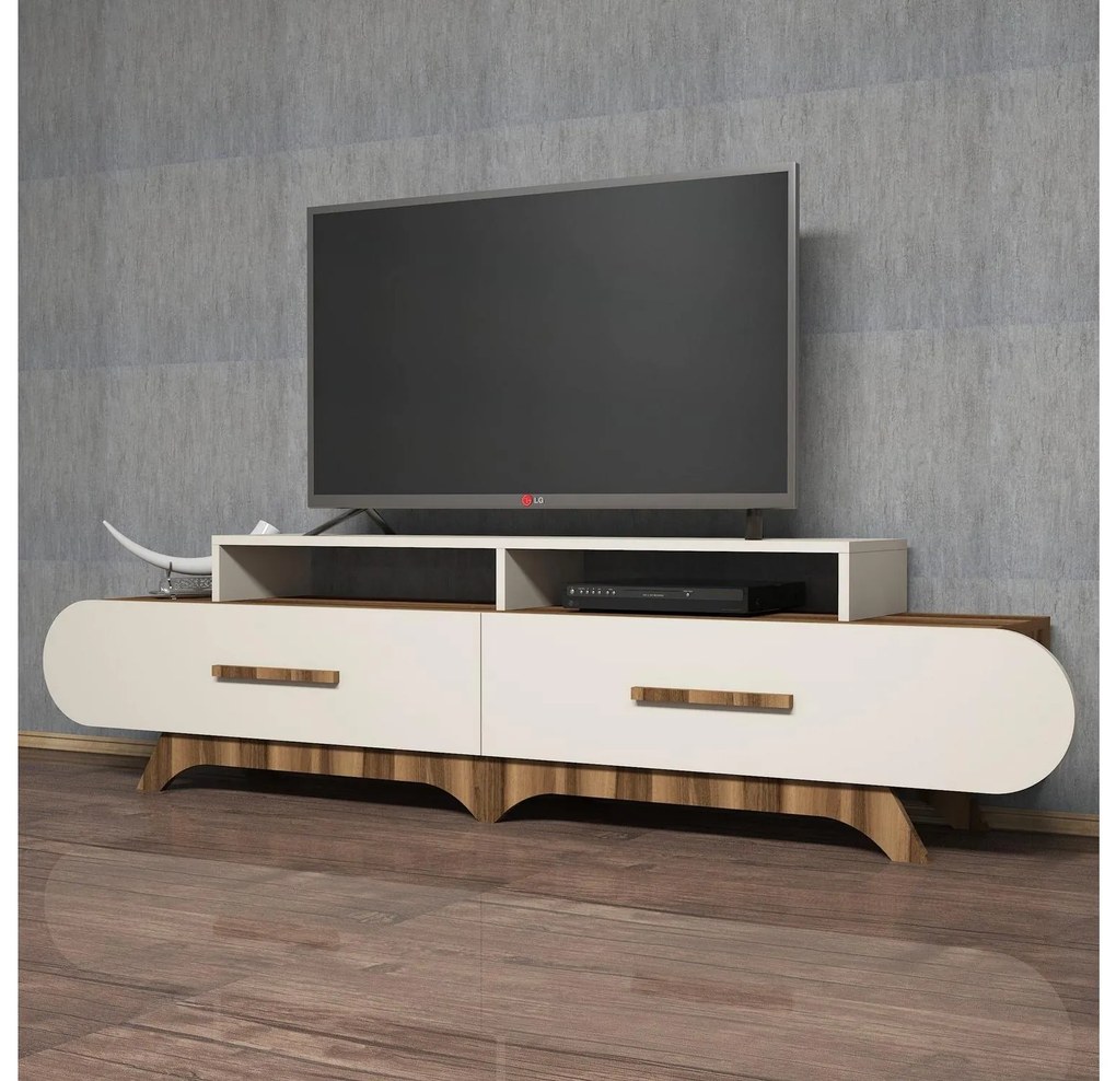 TV asztal/szekrény Florian (dió + krém). 1088858
