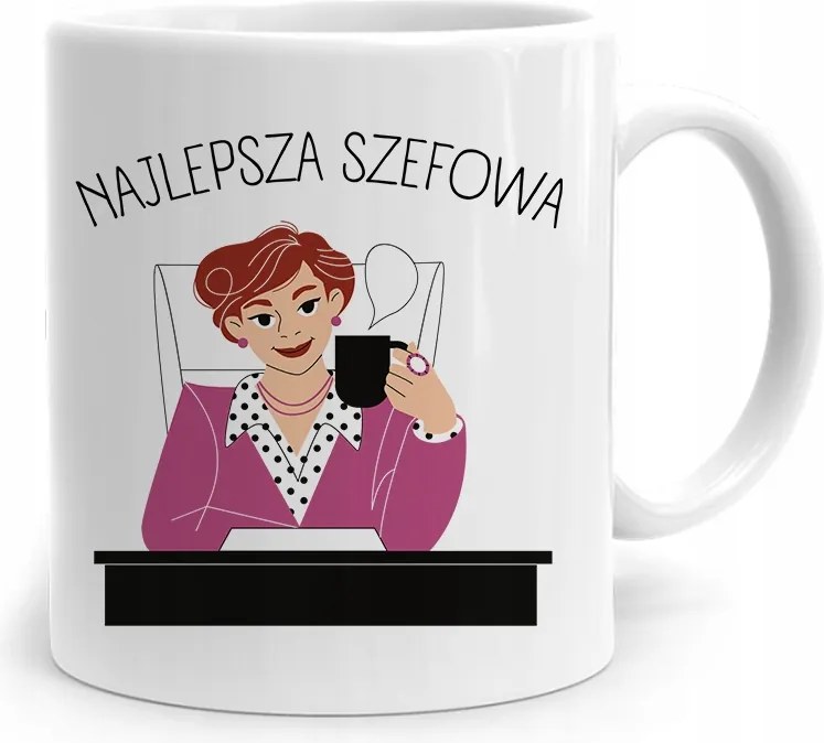 Ajándék Bögre A Főnöknek A Legjobb Főnöknő fényképes nyomtatással