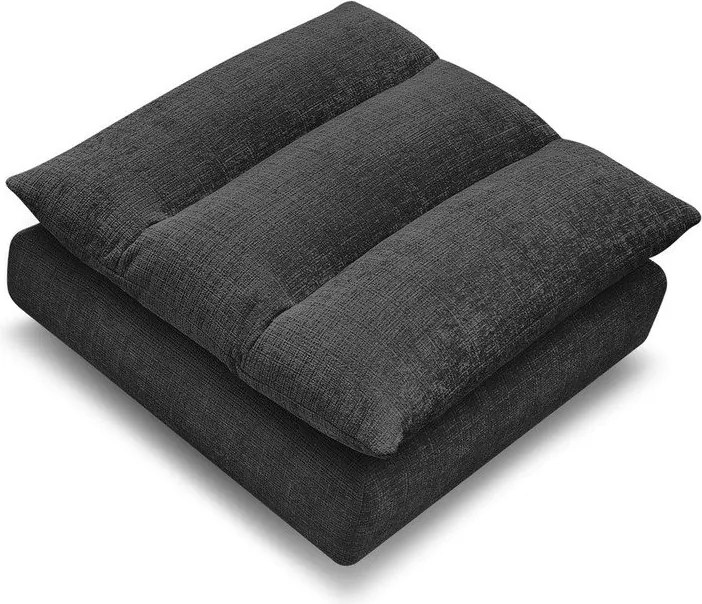 Fekete zsenília lábtartó Neil – Bobochic Paris