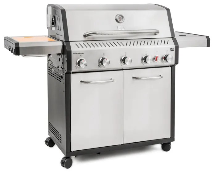 G21 Nebraska BBQ Premium Line gázgrill, 6 égőfejjel + ajándék reduktor