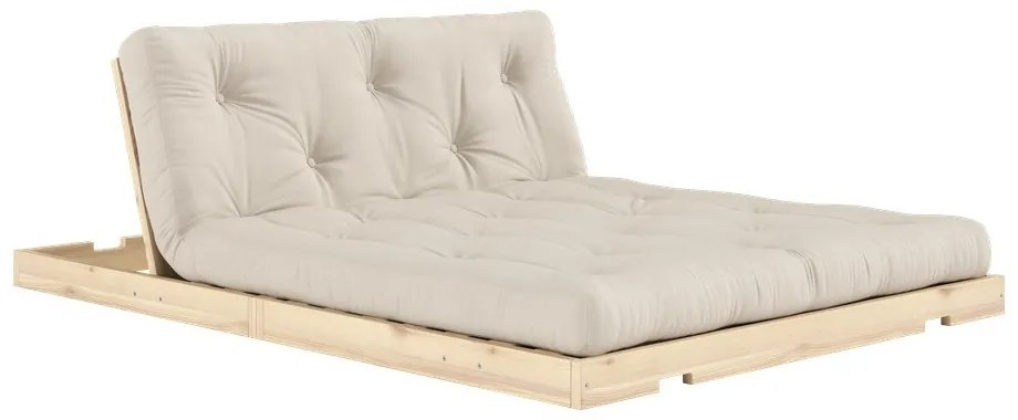 Bézs kinyitható kanapé 145 cm Flip – Karup Design