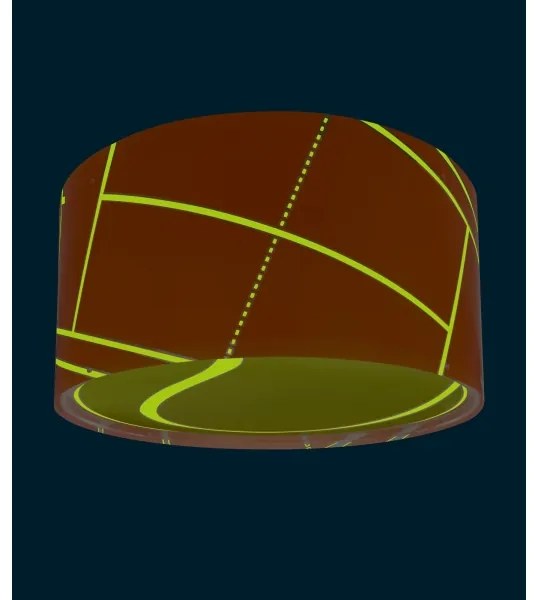 Dalber 41756 - Gyerek mennyezeti lámpa TENNIS 2xE27/15W/230V