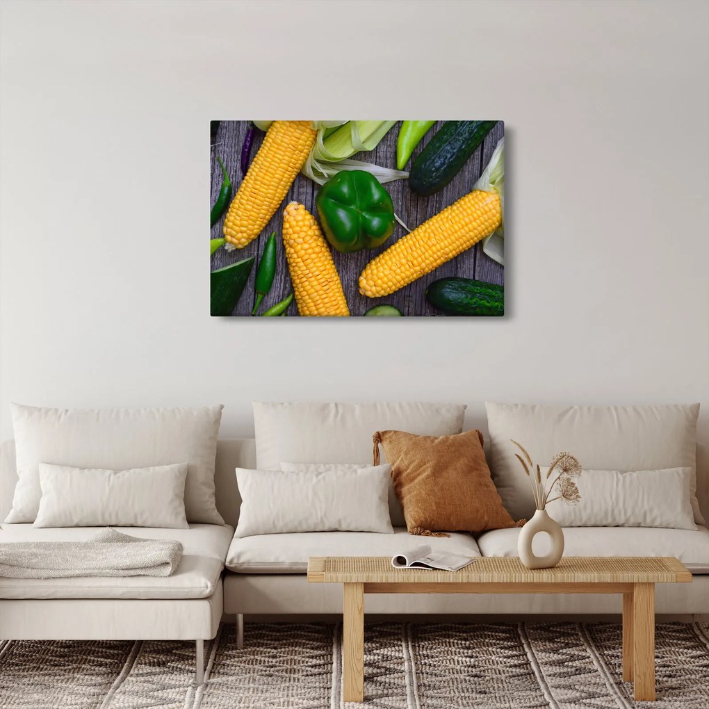 Zöldség képe (90x60 cm)