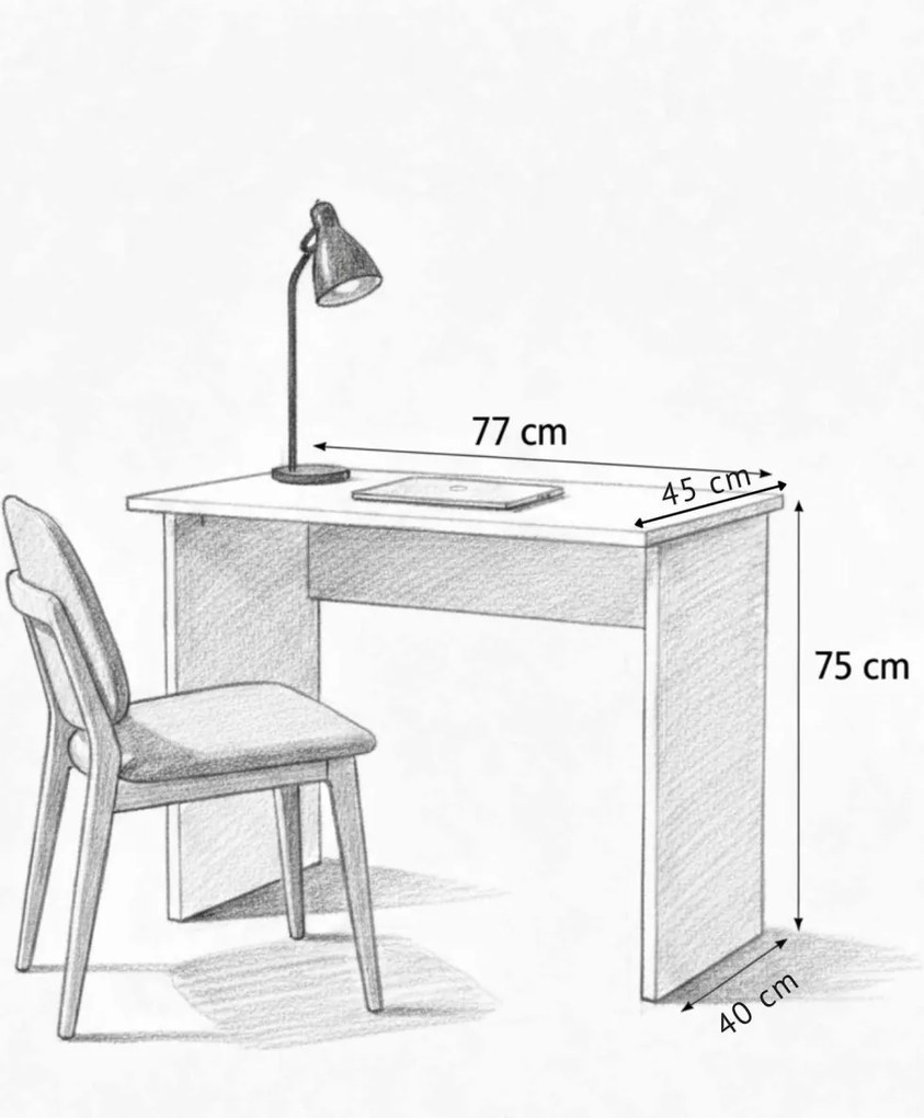 Premium könyvespolc, 77 cm